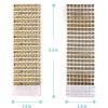 imageAccmor 50pcs Napkin Rings Gold Napkin Rings Buckles for Table Decorations Wedding DinnerParty DIY DecorationGold