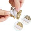 imageAccmor 50pcs Napkin Rings Gold Napkin Rings Buckles for Table Decorations Wedding DinnerParty DIY DecorationGold