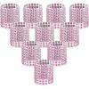 imageAccmor 50pcs Napkin Rings Gold Napkin Rings Buckles for Table Decorations Wedding DinnerParty DIY DecorationPink