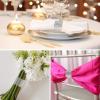 imageAccmor 50pcs Napkin Rings Gold Napkin Rings Buckles for Table Decorations Wedding DinnerParty DIY DecorationSilver