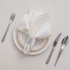 imageAccmor 50pcs Napkin Rings Gold Napkin Rings Buckles for Table Decorations Wedding DinnerParty DIY DecorationSilver