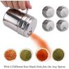 imageAccmor 5oz Salt and Pepper Shakers with Adjustable Pour Holes Stainless Steel Dredge Shaker Seasoning Spice Shakers for Salt Pepper Cinnamon Sugar FlourMedium9 oz