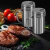 imageAccmor 5oz Salt and Pepper Shakers with Adjustable Pour Holes Stainless Steel Dredge Shaker Seasoning Spice Shakers for Salt Pepper Cinnamon Sugar FlourLarge13 oz