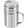 imageAccmor 5oz Salt and Pepper Shakers with Adjustable Pour Holes Stainless Steel Dredge Shaker Seasoning Spice Shakers for Salt Pepper Cinnamon Sugar FlourSmall5 oz