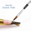 imageAccmor 6pcs Nail Art Brush for Acrylic Powder Metal Handle Acrylic Nail Art Design Brush Nail Art Brushes Detachable Set