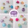 imageAccmor 99 Pieces 3g Makeup Containers Empty Clear Plastic Sample Containers with Lids Cosmetic Jars with 5 Pieces Mini Spatulas