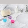 imageAccmor 99 Pieces 3g Makeup Containers Empty Clear Plastic Sample Containers with Lids Cosmetic Jars with 5 Pieces Mini Spatulas