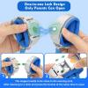 imageAccmor Anti Lost Wrist Link with Induction Lock 2 Pack Upgraded Toddler Leash Reflective Kids Wrist Leash for Baby Child Walking Wristband with Magnetic Unlock Design for Boys ampamp Girls 65ftDark Blue