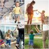 imageAccmor Anti Lost Wrist Link with Induction Lock 2 Pack Upgraded Toddler Leash Reflective Kids Wrist Leash for Baby Child Walking Wristband with Magnetic Unlock Design for Boys ampamp Girls 65ftBlack  Dark Blue