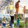 imageAccmor Anti Lost Wrist Link with Induction Lock 2 Pack Upgraded Toddler Leash Reflective Kids Wrist Leash for Baby Child Walking Wristband with Magnetic Unlock Design for Boys ampamp Girls 65ftDark Blue