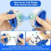 imageAccmor Anti Lost Wrist Link with Induction Lock 2 Pack Upgraded Toddler Leash Reflective Kids Wrist Leash for Baby Child Walking Wristband with Magnetic Unlock Design for Boys ampamp Girls 65ftBlack  Dark Blue