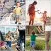 imageAccmor Anti Lost Wrist Link with Induction Lock 2 Pack Upgraded Toddler Leash Reflective Kids Wrist Leash for Baby Child Walking Wristband with Magnetic Unlock Design for Boys ampamp Girls 65ftBlack