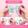 imageAccmor Anti Lost Wrist Link with Induction Lock 2 Pack Upgraded Toddler Leash Reflective Kids Wrist Leash for Baby Child Walking Wristband with Magnetic Unlock Design for Boys ampamp Girls 65ftRose Pink  Dark Blue