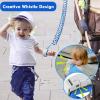 imageAccmor Anti Lost Wrist Link with Induction Lock 2 Pack Upgraded Toddler Leash Reflective Kids Wrist Leash for Baby Child Walking Wristband with Magnetic Unlock Design for Boys ampamp Girls 65ftDark Blue