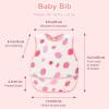 imageAccmor Baby Bibs Waterproof Baby Toddler Apron Bib Short Sleeved Bibs for Baby Boys Girls5pcspeach  Pumpkin  Strawberry  Pear  Lemon