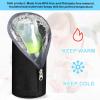 imageAccmor Baby Bottle Cooler Tote Bags Insulated Breastmilk Cooler Bag Nursing Bottle Warmer Bag for Nursing Mom Daycare TravelBlack