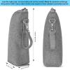 imageAccmor Baby Bottle Cooler Tote Bags Insulated Breastmilk Cooler Bag Nursing Bottle Warmer Bag for Nursing Mom Daycare TravelGrey