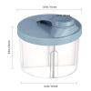 imageAccmor Baby Formula Dispenser On The Go NonSpill Rotating FourCompartment Formula Container to Go Milk Powder Kids Snack Container for Infant Toddler Travel Outdoor BlueBlue