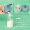 imageAccmor Baby Formula Dispenser On The Go NonSpill Rotating FourCompartment Formula Container to Go Milk Powder Kids Snack Container for Infant Toddler Travel Outdoor BlueBlue