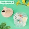 imageAccmor Baby Formula Dispenser On The Go NonSpill Rotating FourCompartment Formula Container to Go Milk Powder Kids Snack Container for Infant Toddler Travel Outdoor BluePink