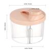 imageAccmor Baby Formula Dispenser On The Go NonSpill Rotating FourCompartment Formula Container to Go Milk Powder Kids Snack Container for Infant Toddler Travel Outdoor BluePink