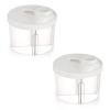 imageAccmor Baby Formula Dispenser On The Go NonSpill Rotating FourCompartment Formula Container to Go Milk Powder Kids Snack Container for Infant Toddler Travel Outdoor BlueWhite