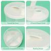 imageAccmor Baby Formula Dispenser On The Go NonSpill Rotating FourCompartment Formula Container to Go Milk Powder Kids Snack Container for Infant Toddler Travel Outdoor BlueWhite