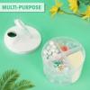 imageAccmor Baby Formula Dispenser On The Go NonSpill Rotating FourCompartment Formula Container to Go Milk Powder Kids Snack Container for Infant Toddler Travel Outdoor BlueWhite