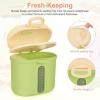 imageAccmor Baby Formula Dispenser On The Go Portable Milk Powder Formula Dispenser with ScoopFormula Containers for Travel Hold 85oz240g Formula PinkGreen