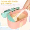 imageAccmor Baby Formula Dispenser On The Go Portable Milk Powder Formula Dispenser with ScoopFormula Containers for Travel Hold 85oz240g Formula PinkPink