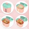 imageAccmor Baby Formula Dispenser On The Go Portable Milk Powder Formula Dispenser with ScoopFormula Containers for Travel Hold 85oz240g Formula PinkPink
