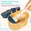 imageAccmor Baby Formula Dispenser On The Go Portable Milk Powder Formula Dispenser with ScoopFormula Containers for Travel Hold 85oz240g Formula PinkYellow