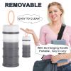 imageAccmor Baby Formula Dispenser On The Go Stackable Travel Formula Container NonSpill Milk Powder Baby Kids Snack Storage Container BPA Free 2 PacksGrey