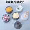 imageAccmor Baby Formula Dispenser On The Go Stackable Travel Formula Container NonSpill Milk Powder Baby Kids Snack Storage Container BPA Free 2 PacksGrey