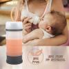 imageAccmor Baby Formula Dispenser On The Go Stackable Travel Formula Container NonSpill Milk Powder Baby Kids Snack Storage Container BPA Free 2 PacksPink  Grey