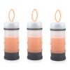 imageAccmor Baby Formula Dispenser On The Go Stackable Travel Formula Container NonSpill Milk Powder Baby Kids Snack Storage Container BPA Free 2 PacksPink Grey