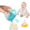 imageAccmor Baby Formula Dispenser for OnTheGo Feedings ThreeCompartment NonSpill Formula Container to Go Snack Milk Powder Dispenser for Traveling with Infant Toddler BlueBlue