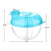 imageAccmor Baby Formula Dispenser for OnTheGo Feedings ThreeCompartment NonSpill Formula Container to Go Snack Milk Powder Dispenser for Traveling with Infant Toddler BlueBlue