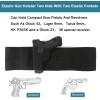 imageAccmor Belly Band Holster for Concealed Carry Elastic Breathable Waistband Gun Holster for Women Men Right and Left Hand Draw
