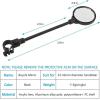 imageAccmor Bike Mirror Handlebar Mount Adjustable Rotatable Bicycle Rear View Glass Mirror Wide Angle Acrylic Convex Safety Mirror for Mountain Road Bike Bicycle