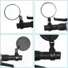 imageAccmor Bike Mirrors4pcs Bicycle Cycling Rear View Mirrors Adjustable 360 Rotatable Handlebar Glass Rearview Bicycle Mirrors for Road Mountain Bike
