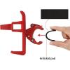 imageAccmor Bike Water Bottle Holders No Screws Universal Bike Cup Holder 360 Degree Rotatable Bike Water Bottle Cage Water Bottle Holders for Kids Bike Adult Bike RedRed