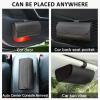 imageAccmor Bling Sunglasses Holder for Car Sun Visor Sparkling Auto Glasses Clip Case Eyeglasses Protective Box PU Leather Car Sunglass Storage Organizer for Truck SUV RV Black CrystalBlack