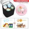 imageAccmor Breastmilk Cooler Bag Baby Bottle Cooler Bags Insulated Tote Bags On The Go Fits 4 Large 8oz Bottles for Nursing Mom Daycare TravelAll Black