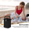 imageAccmor Breastmilk Cooler Bag Baby Bottle Cooler Bags Insulated Tote Bags On The Go Fits 4 Large 8oz Bottles for Nursing Mom Daycare TravelAll Black
