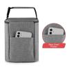 imageAccmor Breastmilk Cooler Bag Baby Bottle Cooler Bags Insulated Tote Bags On The Go Fits 4 Large 8oz Bottles for Nursing Mom Daycare TravelAll Grey