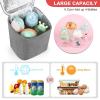 imageAccmor Breastmilk Cooler Bag Baby Bottle Cooler Bags Insulated Tote Bags On The Go Fits 4 Large 8oz Bottles for Nursing Mom Daycare TravelAll Grey