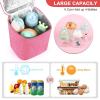 imageAccmor Breastmilk Cooler Bag Baby Bottle Cooler Bags Insulated Tote Bags On The Go Fits 4 Large 8oz Bottles for Nursing Mom Daycare TravelAll Pink