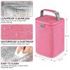 imageAccmor Breastmilk Cooler Bag Baby Bottle Cooler Bags Insulated Tote Bags On The Go Fits 4 Large 8oz Bottles for Nursing Mom Daycare TravelAll Pink