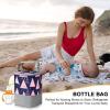 imageAccmor Breastmilk Cooler Bag Baby Bottle Cooler Bags Insulated Tote Bags On The Go Fits 4 Large 8oz Bottles for Nursing Mom Daycare TravelPink triangle